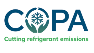 COPA logo and tagline “Cutting refrigerant emissions” by creative republic and steelecht.